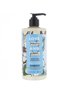 Love Beauty and Planet, Luscious Hydration Body Lotion, Coconut Water & Mimosa Flower, 13.5 fl oz (400 ml)
