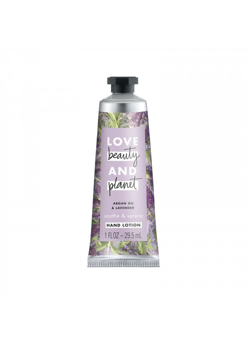 Love Beauty and Planet, Soothe & Serene Hand Lotion, Argan Oil & Lavender, 1 fl oz (29.5 ml)