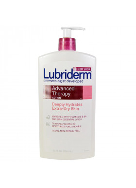 Lubriderm, Advanced Therapy Lotion, Deeply-Hydrates Extra-Dry Skin, 24 fl oz. (709 ml)