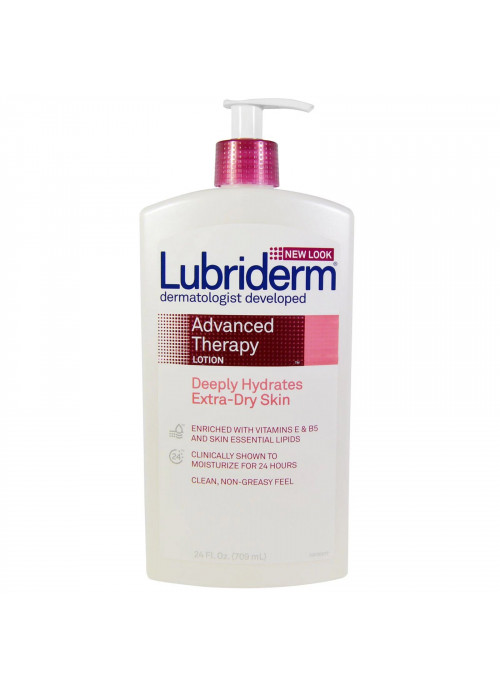 Lubriderm, Advanced Therapy Lotion, Deeply-Hydrates Extra-Dry Skin, 24 fl oz. (709 ml)