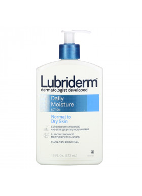Lubriderm, Daily Moisture Lotion, 16 fl oz (473 ml)