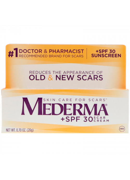 Mederma, Scar Cream, +SPF 30, 0.70 oz (20 g)