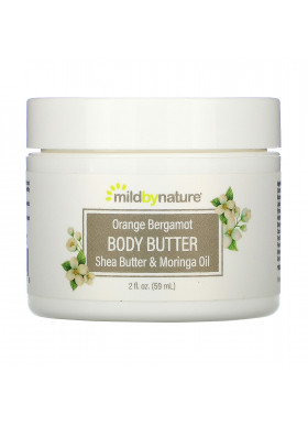 Mild By Nature, Orange Bergamot Body Butter, 2 fl oz (59 ml)