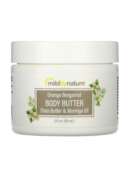 Mild By Nature, Orange Bergamot Body Butter, 2 fl oz (59 ml)