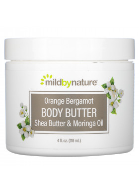 Mild By Nature, Orange Bergamot Body Butter, 4 fl oz (118 ml)