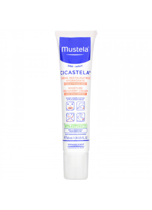 Mustela, Cicastela Moisture Recovery Cream, 1.35 fl oz (40 ml)