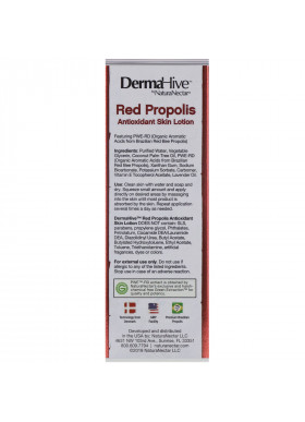 NaturaNectar, DermaHive, Red Propolis Antioxidant Skin Lotion, 3.53 oz (100 g)