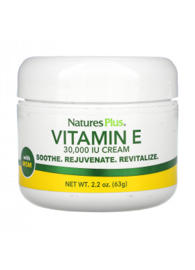 Nature's Plus, Vitamin E Cream, 30,000 IU, 2.2 oz (63 g)