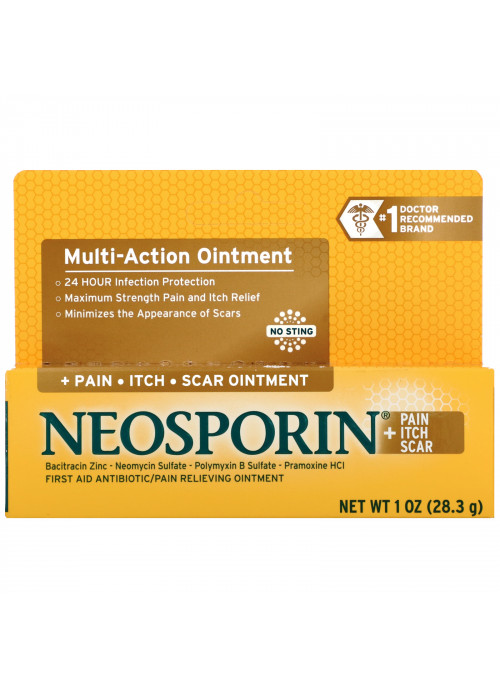 Neosporin, Multi-Action, Pain - Itch- Scar Ointment, 1.0 oz (28.3 g)
