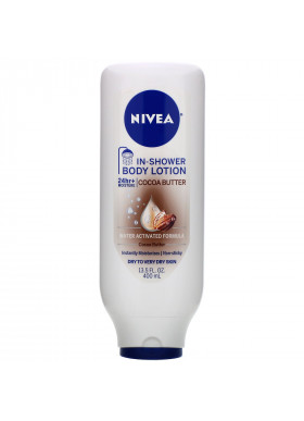 Nivea, In-Shower Body Lotion, Cocoa Butter, 13.5 fl oz (400 ml)