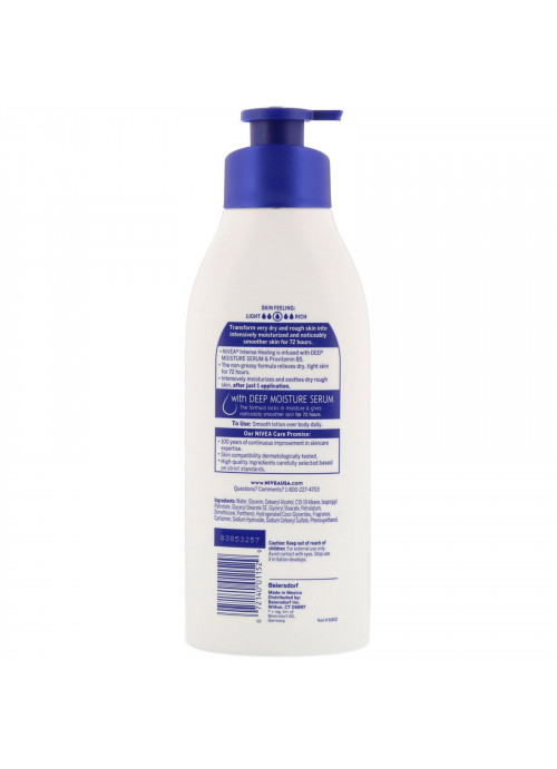 Nivea, Intense Healing Body Lotion, Very Dry & Rough Skin, 16.9 fl oz (500 ml)