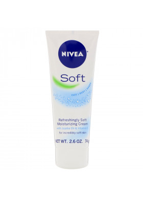 Nivea, Refreshingly Soft Moisturizing Creme, 2.6 oz (74 g)