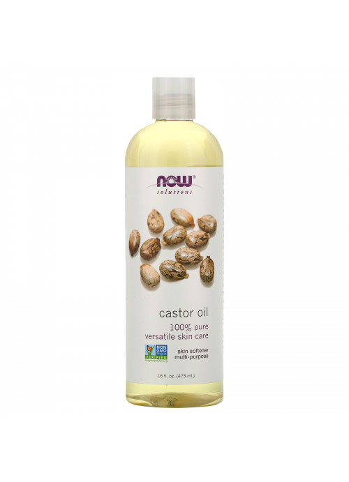 Now Foods, Solutions, Castor Oil, 16 fl oz (473 ml)