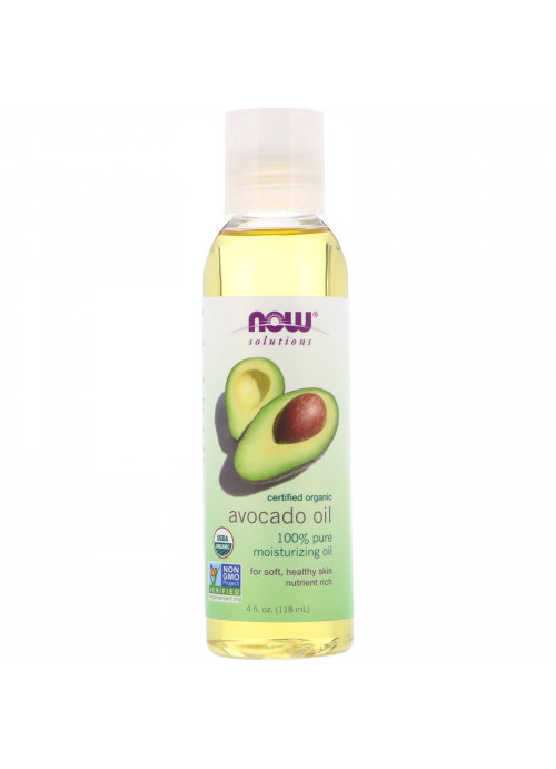 Now Foods, Solutions, Organic Avocado Oil, 4 fl oz (118 ml)