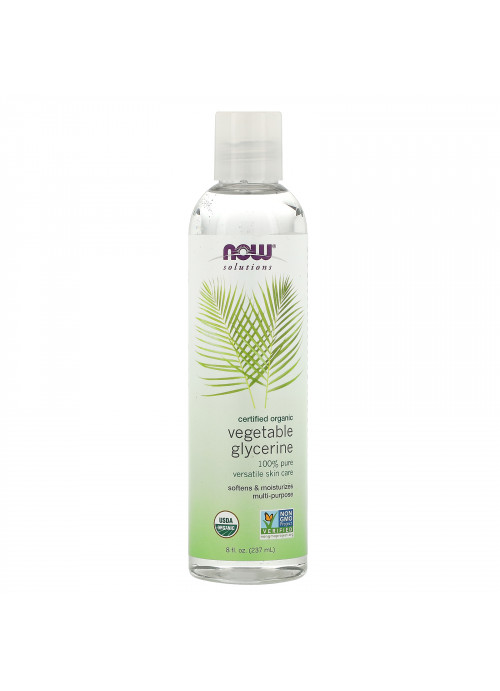 Now Foods, Solutions, Organic Vegetable Glycerine, 8 fl oz (237 ml)