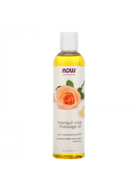 Now Foods, Solutions, Tranquil Rose Massage Oil, 8 fl oz (237 ml)