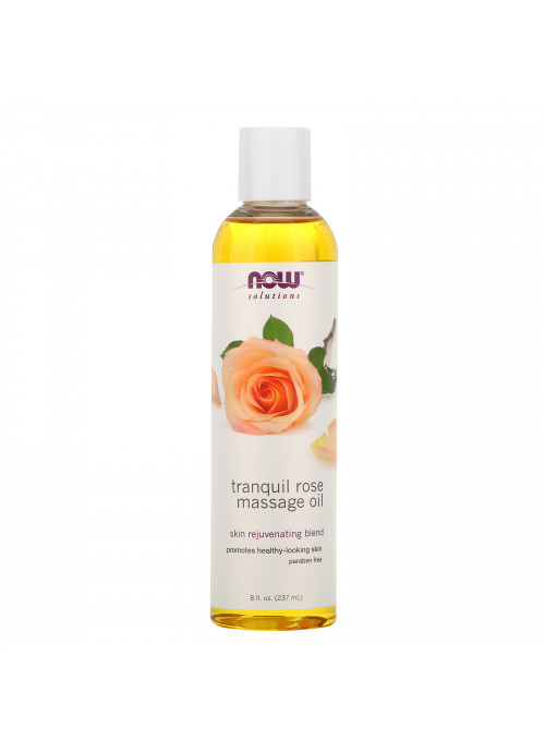 Now Foods, Solutions, Tranquil Rose Massage Oil, 8 fl oz (237 ml)
