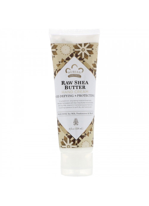 Nubian Heritage, Hand Cream, Raw Shea Butter, 4 fl oz (118 ml)