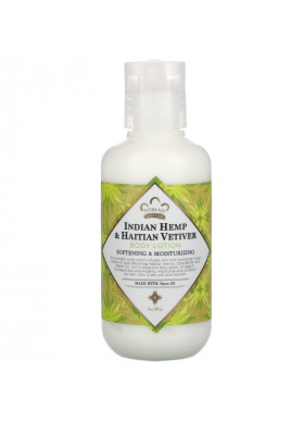 Nubian Heritage, Indian Hemp & Haitian Vetiver Body Lotion, 3 oz (85 g)