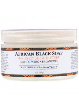 Nubian Heritage, Shea Butter, African Black Soap Infused, 4 oz (113 g)