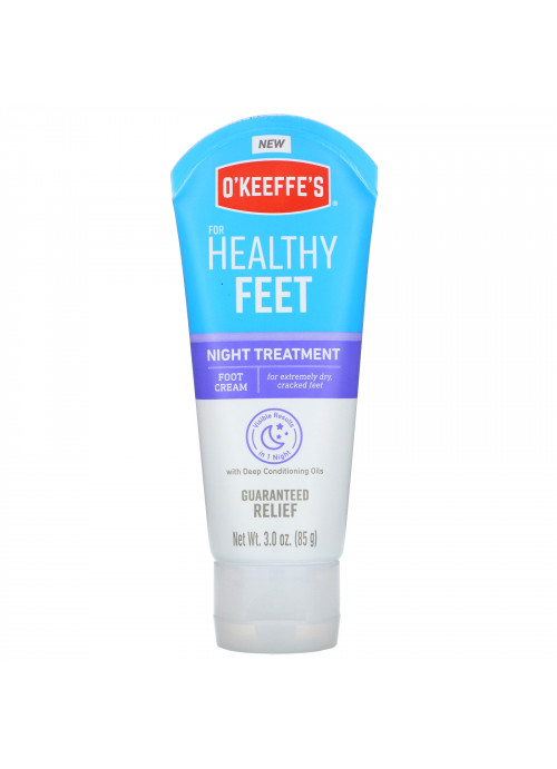O'Keeffe's, Healthy Feet, Night Treatment, Foot Cream, 3.0 oz (85 g)