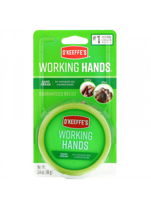 O'Keeffe's, Working Hands, Hand Cream, 3.4 oz (96 g)
