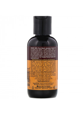 Okay Pure Naturals, 100% Pure Black Jamaican Castor Oil, 4 oz (118 ml)
