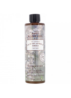Out of Africa, Shea Body Oil, Unscented, 9 fl oz (266 ml)