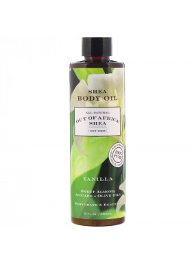 Out of Africa, Shea Body Oil, Vanilla, 9 fl oz (266 ml)