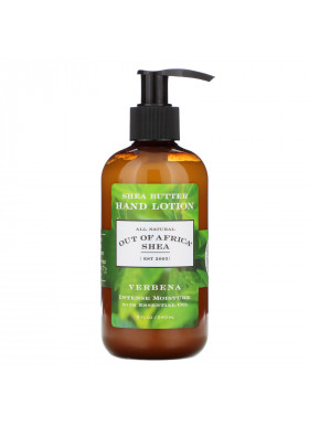 Out of Africa, Shea Butter Hand Lotion, Verbena, 8 fl oz (240 ml)