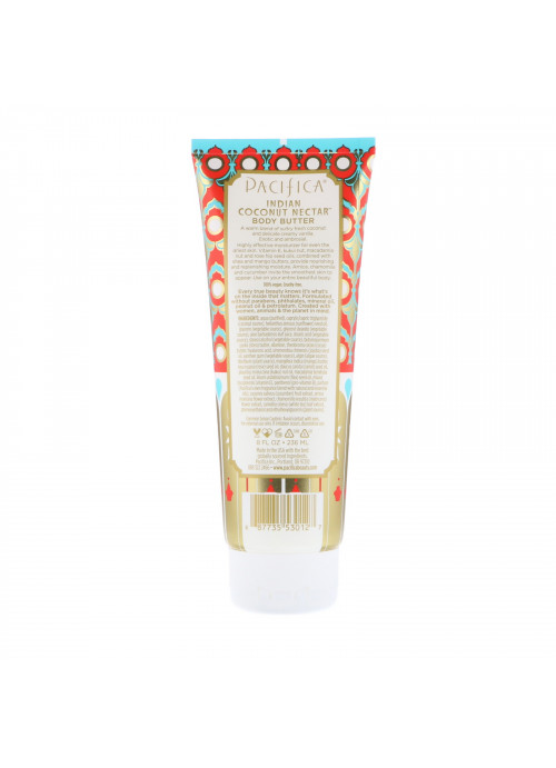 Pacifica, Body Butter, Indian Coconut Nectar, 8 fl oz (236 ml)