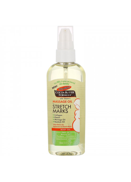 Palmer's, Cocoa Butter Formula, Massage Body Oil for Stretch Marks, 3.4 fl oz (100 ml)
