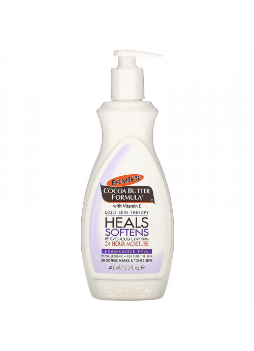 Palmer's, Cocoa Butter Formula with Vitamin E, Daily Skin Therapy, Fragrance Free, 13.5 fl oz (400 ml)