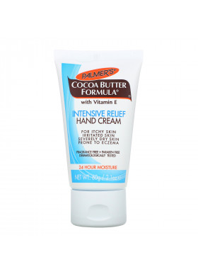 Palmer's, Cocoa Butter Formula with Vitamin E, Intensive Relief Hand Cream, Fragrance Free, 2.1 oz (60 g)