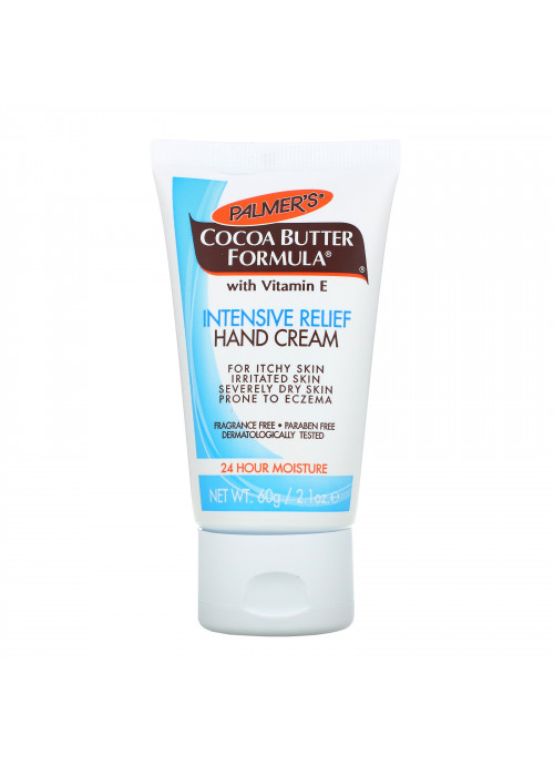 Palmer's, Cocoa Butter Formula with Vitamin E, Intensive Relief Hand Cream, Fragrance Free, 2.1 oz (60 g)