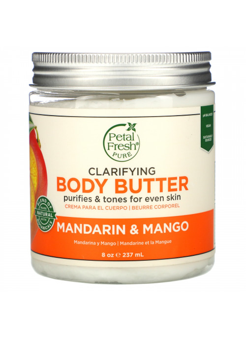 Petal Fresh, Clarifying Body Butter, Mandarin & Mango, 8 oz (237 ml)