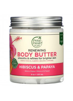 Petal Fresh, Renewing Body Butter, Hibiscus & Papaya, 8 oz (237 ml)