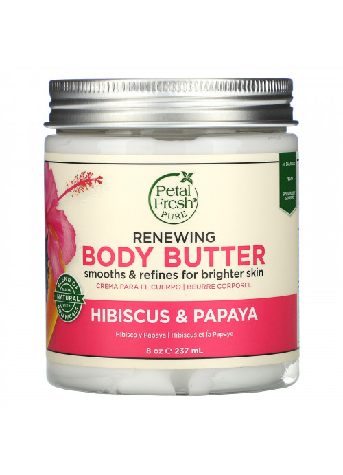 Petal Fresh, Renewing Body Butter, Hibiscus & Papaya, 8 oz (237 ml)