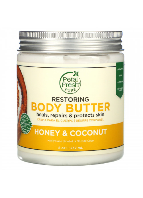 Petal Fresh, Restoring Body Butter, Honey & Coconut, 8 oz (237 ml)