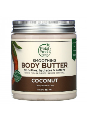 Petal Fresh, Smoothing Body Butter, Coconut, 8 oz (237 ml)
