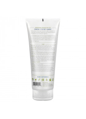 Petal Fresh, Smoothing Soles Foot Scrub, Charcoal, Tea Tree, Walnut, 7 fl oz (200 ml)