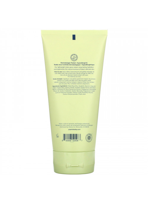 Pipette, Baby Lotion with Calming Aroma, 6 fl oz (177 ml)
