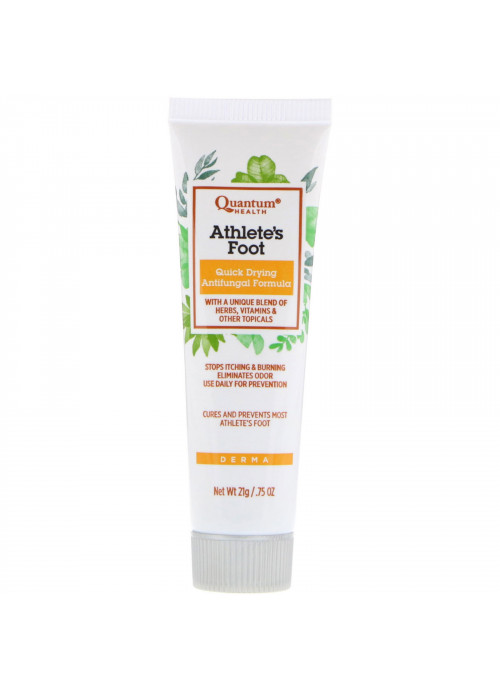 Quantum Health, Athlete's Foot, Quick Drying Antifungal Formula, .75 oz (21 g)