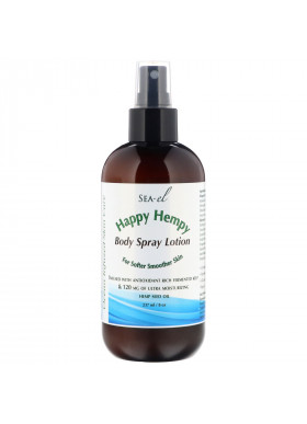 Sea el, Happy Hempy, Body Spray Lotion, 8 oz (237 ml)