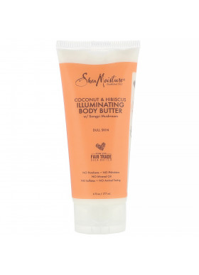 SheaMoisture, Illuminating Body Butter, Coconut & Hibiscus, 6 fl oz (177 ml)