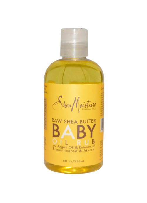 SheaMoisture, Raw Shea Butter Baby Oil Rub, 8 fl oz (236 ml)