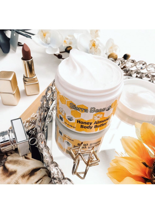 Sierra Bees, Honey Almond Body Butter, 4 fl oz (120 ml)