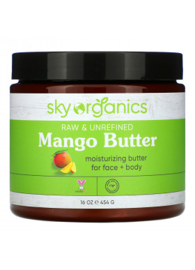 Sky Organics, Mango Butter, Raw & Unrefined, 16 oz (454 g)