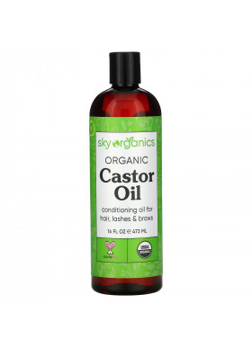 Sky Organics, Organic Castor Oil, 16 fl oz (473 ml)