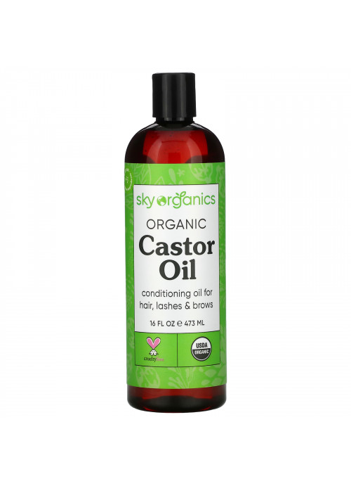 Sky Organics, Organic Castor Oil, 16 fl oz (473 ml)